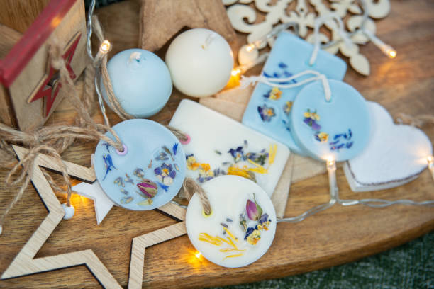 istock Natural handmade soap with fresh fragrance 1448840355