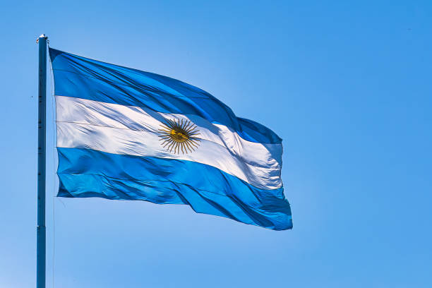 istock argentina national blue white flag 1448846690