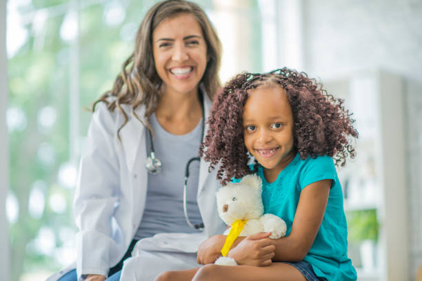 istock Little Girl at the Doctors 1448848486