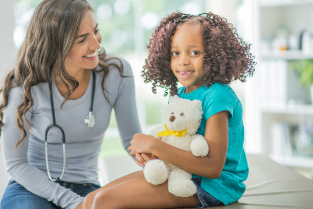 istock Little Girl at the Doctors 1448848495