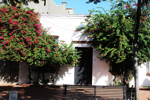 Typical colonial house, located in the Colonial Zone, Santo Domingo, Dominican Republic