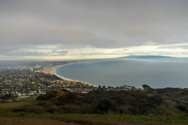 istock Cloudy views from the Santa Monica Mountains 1448856742