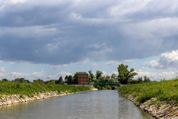 istock Bata Canal from a boat, Czechia / Slovakia 1448857917