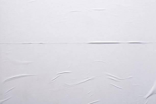 istock Paper texture. Sheets of paper with folds. 1448864832