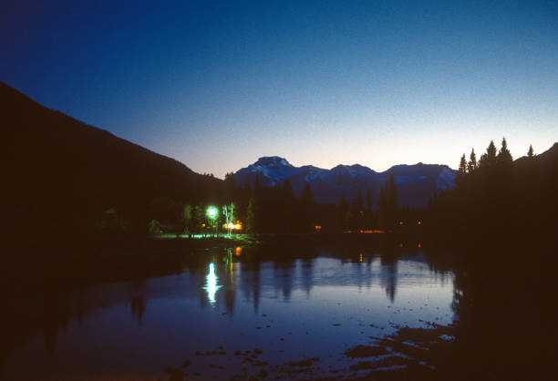 Banff National Park - Twilight Reflection - 1985