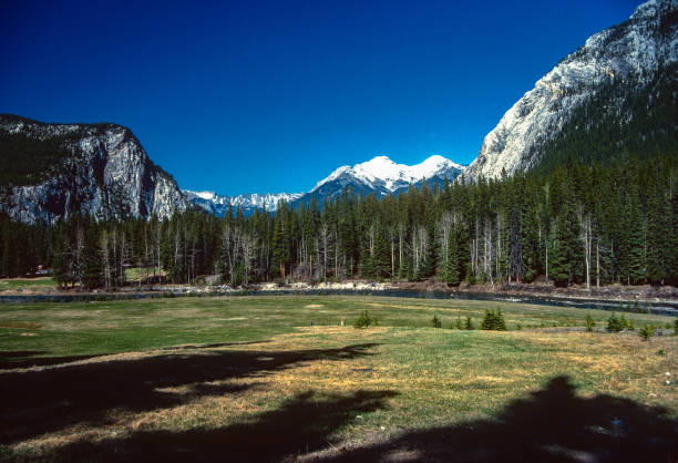Banff National Park - Bow River Scene - 1985