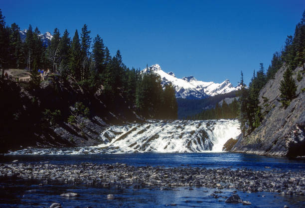 Banff National Park - Bow River & Falls - 1985