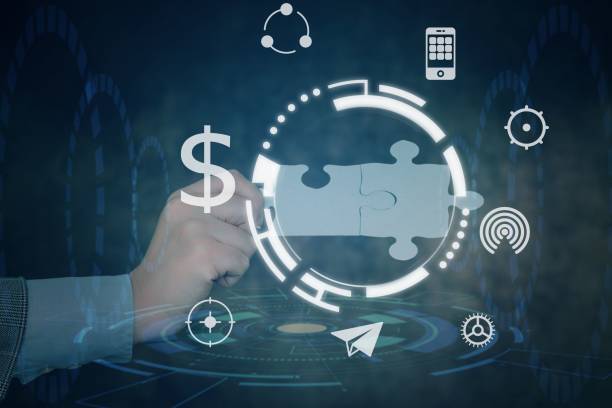 istock Hand Holding Jigsaw Puzzle Piece Unlocking New Futuristic Technologies. 1448873295