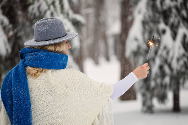istock Christmas spirit on a snowy mountain 1448877418