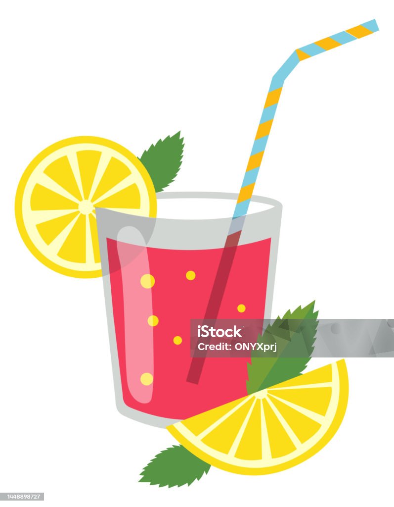Ilustración de Icono De Vaso De Bebida De Frutas Refresco De Verano De  Dibujos Animados Con Paja y más Vectores Libres de Derechos de Agua - iStock