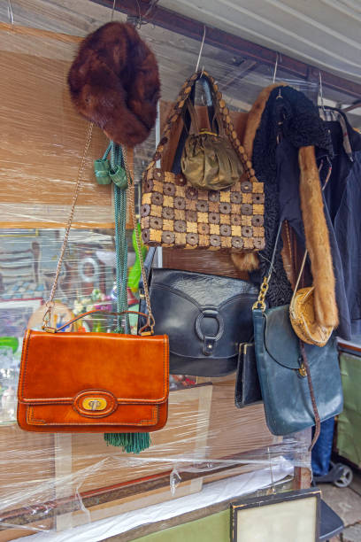 istock Leather Bags Flea Market 1448914416