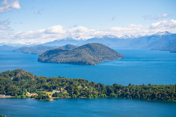 istock nahuel huapi lake is one of many that conforms the national park with same name. it is located close to bariloche, argentina 1448916313