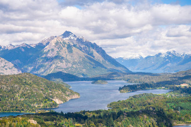 istock nahuel huapi lake is one of many that conforms the national park with same name. it is located close to bariloche, argentina 1448916315