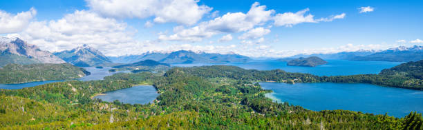 istock nahuel huapi lake is one of many that conforms the national park with same name. it is located close to bariloche, argentina 1448916573