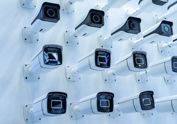 istock Control Recording And Inspection Electronic Cameras. Protection Property System Technology 1448919618