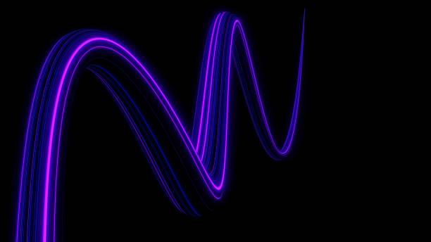 istock 3d render motion line of speed and power or light trails. High-speed light with curve movement beam. 5G Technology fast and futuristic background. Abstract motion blur. 1448951071