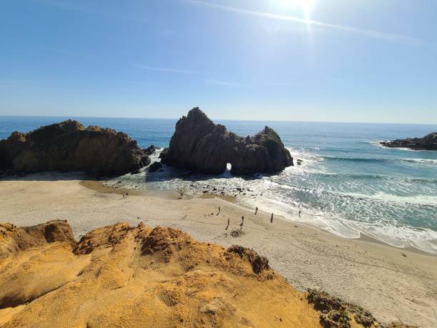 istock Keyhole Arch, Pfeiffer Beach, Big Sur, California 1448951131