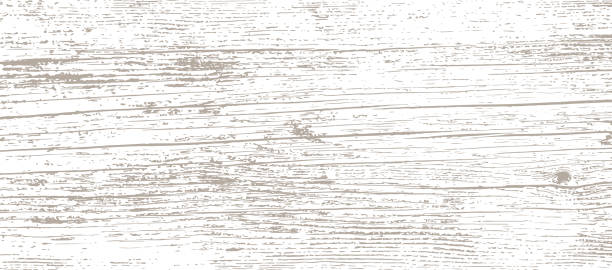 grunge-textur einer alten rissigen holzplanke - wood grain wood plank old stock-grafiken, -clipart, -cartoons und -symbole