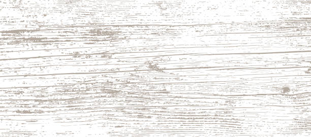 гранж текстура старой потрескавшейся деревянной доски - backgrounds copy space knotted wood natural pattern stock illustrations