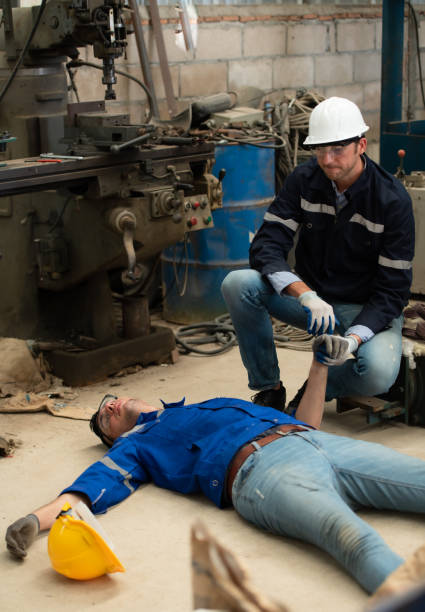 istock Working in a large industrial facility with heavy materials and machinery. Safety considerations are therefore of the utmost significance. 1448962276