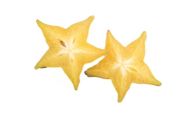 istock Carambola yellow on a white background 1448963908