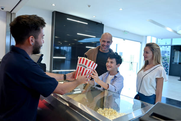 istock Family in a cinema 1448971988
