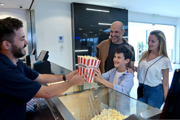istock Family in a cinema 1448971991