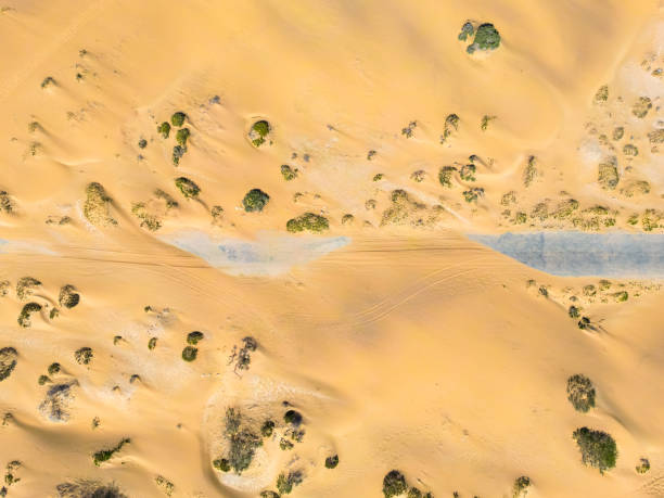 istock Namibia Desert. Aerial View Sand Dunes. 1448979975