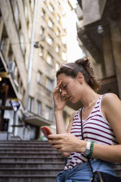 istock Attractive woman feeling sad 1448981423