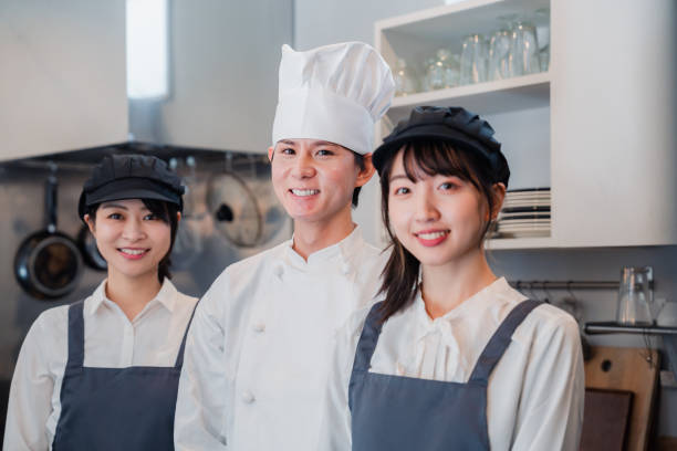 istock Group photo of restaurant staff 1448982131