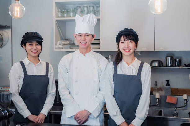 istock Group photo of restaurant staff 1448982140