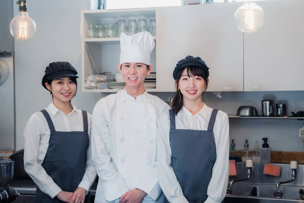 istock Group photo of restaurant staff 1448982145