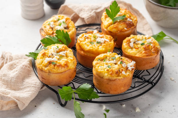 istock Vegetarian egg muffins with mushroom, pepper and cheese for Breakfast 1448989001