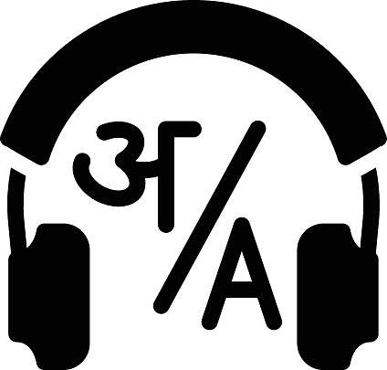 headphone Vector illustration on a transparent background. Premium quality symmbols. Glyphs vector icons for concept and graphic design.