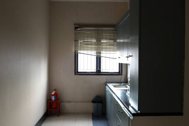 istock Kitchen interior with dim colors in an apartment 1449001092