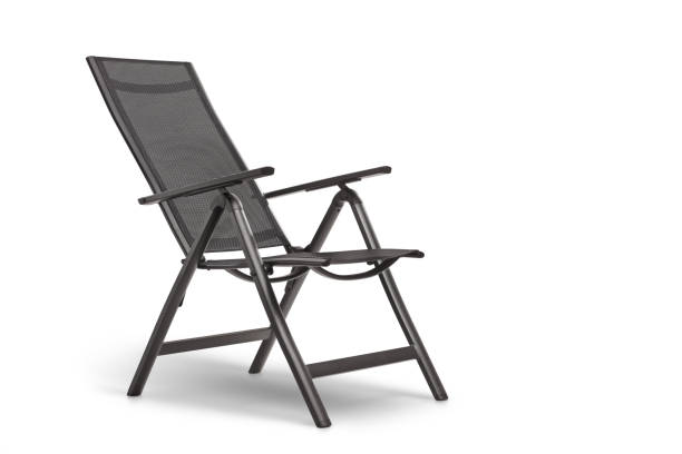 istock Black foldable outdoor chair 1449001449