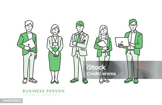 istock set of a business person working in a company 1449010053