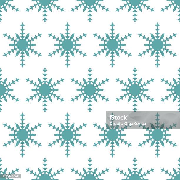 Snow Ice Pattern Unusual Snowy Christmas Seamless Pattern Bright Snowflake Snow Ice ...