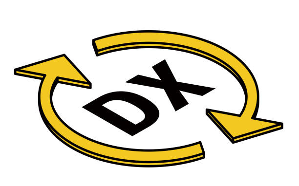 istock Images of business success and growth through DX, simple isometric illustrations 1449013684