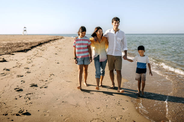 istock Young family on vacation 1449022553
