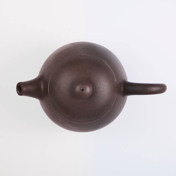 istock Chinese deep brown teapot isolated on white background; studio shot. 1449029635