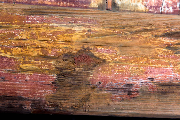 Colorful painted wooden texture background. , Rough, aged, shabby, broken, off