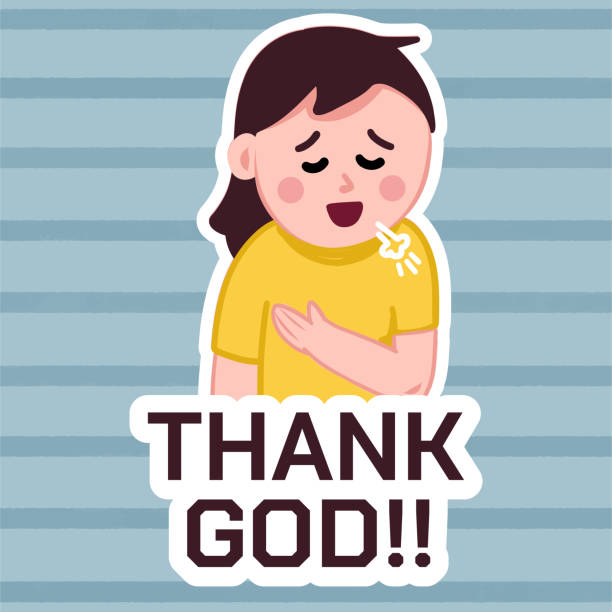 ilustraciones, imágenes clip art, dibujos animados e iconos de stock de sticker_9 - phew