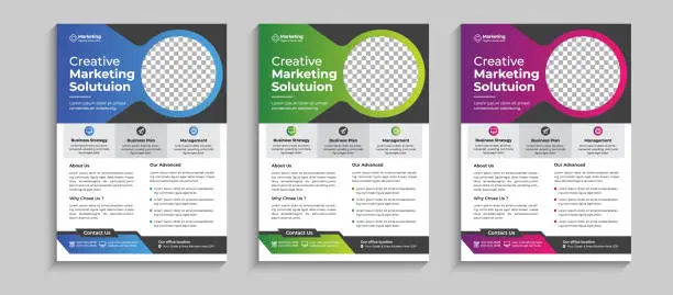 Vector illustration of Corporate Business Flyer brochure, pamphlet cover design, layout Template design. Abstract business flyer, Magazine, Poster, Business Presentation, Banner, Annual Report, Portfolio, vector template.