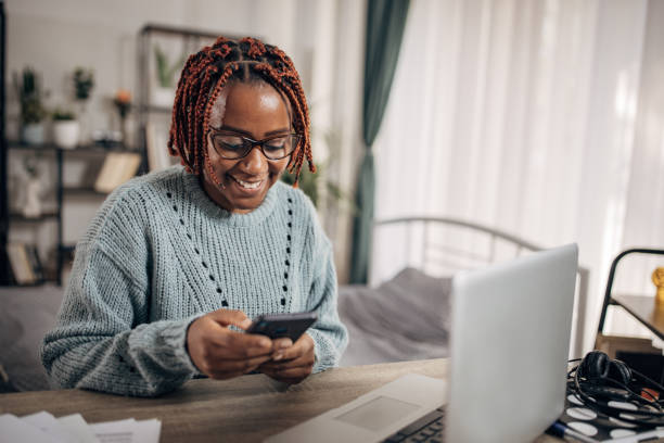 istock Woman working from home 1449040183