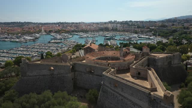 Fort Carré d'Antibes, Côte d'Azur, France.