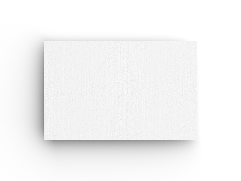 Blank Credit Card Isolated on White Background.