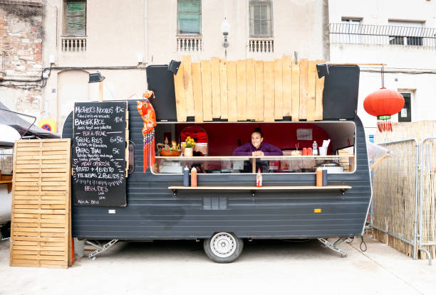 istock Chinese food truck 1449057694