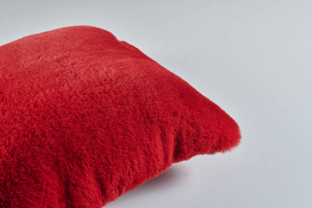 istock Colorful plush pillow isolated white background. 1449058859