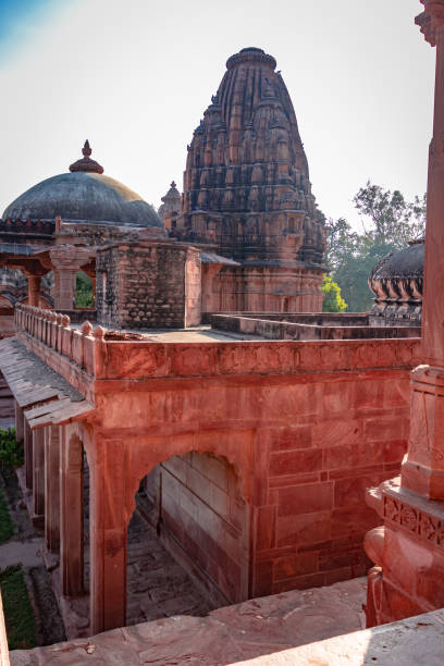 istock ancient hindu temple architecture from unique angle at day 1449058875